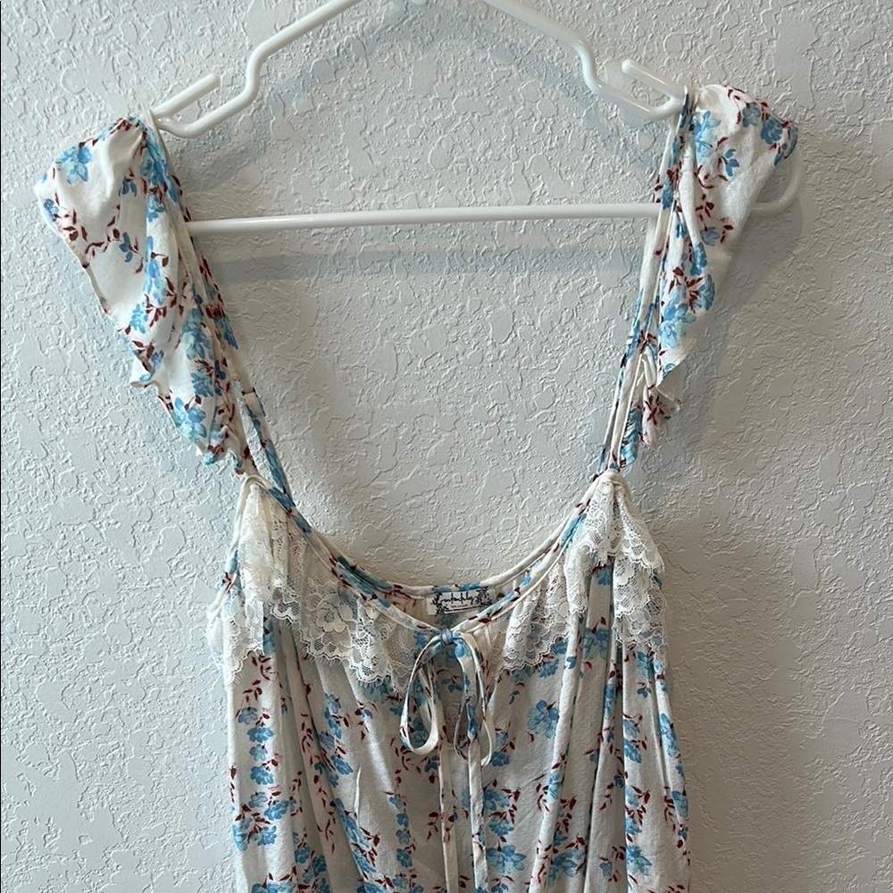 Free People Intimately Floral Ruffle Bodysuit - Picture 8 of 11